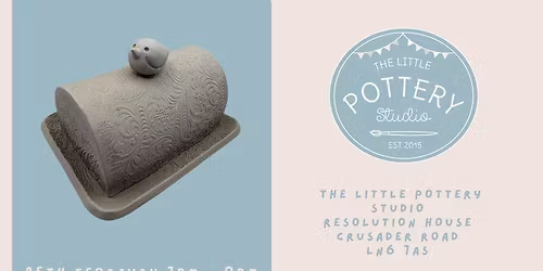 Bird Butter Dish - Hand-Building Class