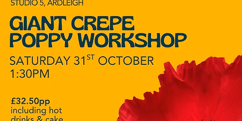 Giant Crepe Poppy Workshop
