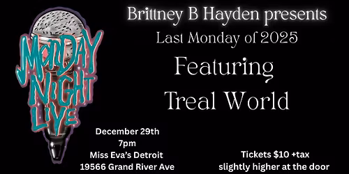 Monday Night Live (Last Monday of 2025)