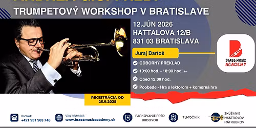 Andrea Giuffredi - Trumpetov\u00fd workshop v Bratislave