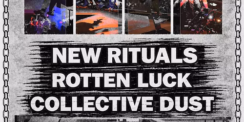 Cold Hard Steel. New Rituals. Rotten Luck. Collective Dust.