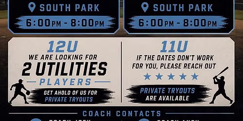 11U Open Tryouts