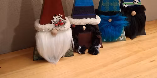 Wooden Painted Gnome