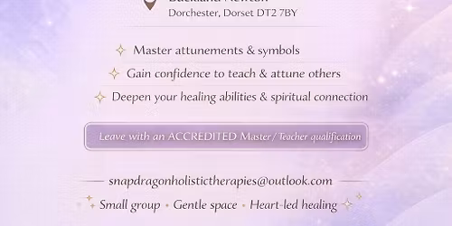 Angelic Reiki 3 & 4 Master \/ Teacher Course 