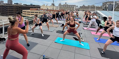 barre3 on the Rooftop at Pilot Project Brewing