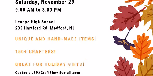 Lenape Fall Craft Show