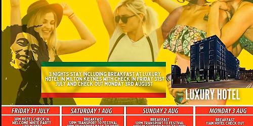 VIP STUSH: Reggae Land Party Weekender 2027