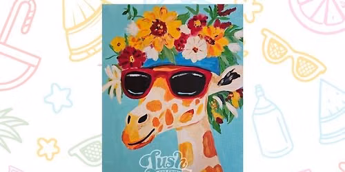 Giraffe Paint Class - June 27, 6 - 9 pm