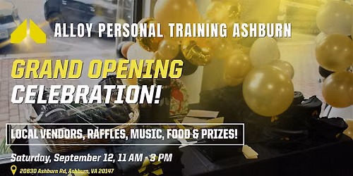 Alloy Personal Training Ashburn Grand Opening