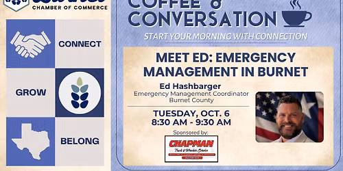 Coffee & Conversation: Emergency Preparedness in Burnet