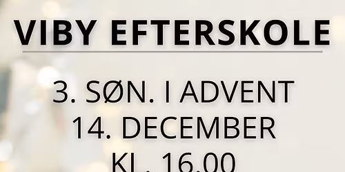 3. s\u00f8ndag i advent med Viby efterskoles kor