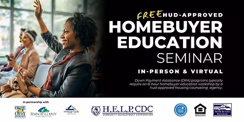 Free Homebuyer Education Seminar (8 hours)