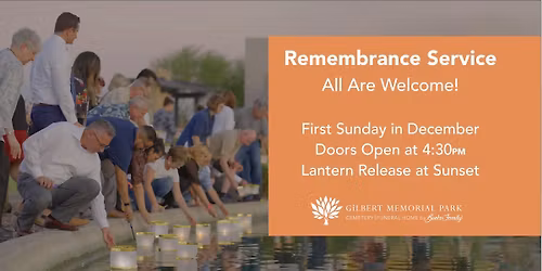 4th Annual Remembrance Event - Gilbert Memorial Park
