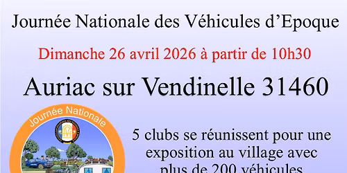 Journ\u00e9e Nationale des V\u00e9hicules d'Epoque