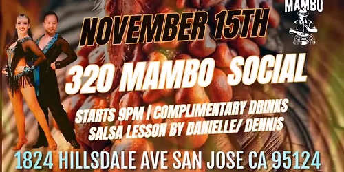 320 Mambo Social Pre Thansgiving edition