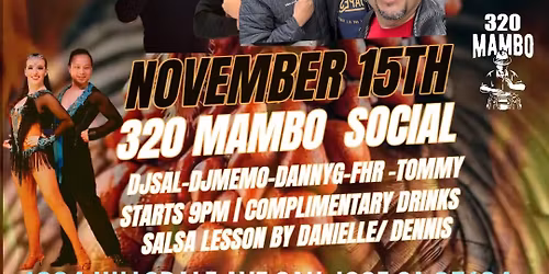 320 Mambo Social Pre Thansgiving edition