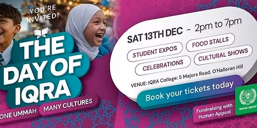 Day of Iqra 2025 : One Ummah, Many Cultures.