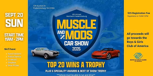Manheim Fredericksburg Muscle & Mods Car Show
