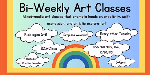 Bi-Weekly Kids Art Group! (8\/25)