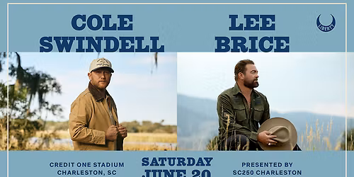 Cole Swindell and Lee Brice at Credit One Stadium