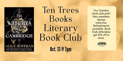 Literary Book Club @ Ten Trees Books