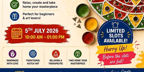 Destination Heritage presents - Lippan Art Workshop