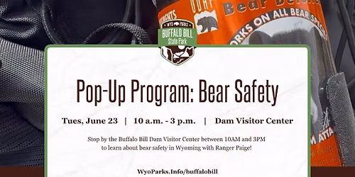 Pop-Up Program: Bear Safety