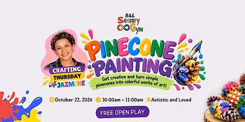 Crafting Thursday with Jazmine: Pinecone Painting