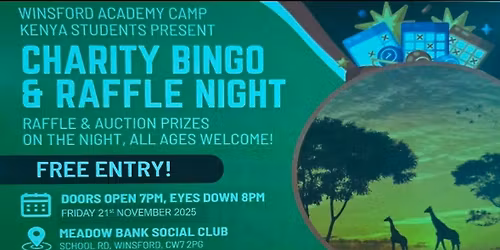 Camp Kenya Bingo