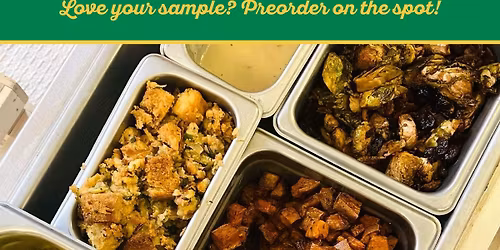 Thanksgiving Sides Tasting