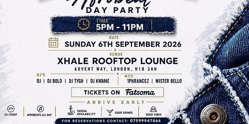 WHITE X DENIM AFROBEAT DAY PARTY