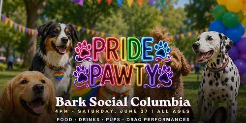 PRIDE Pawty @ Bark Social COLUMBIA