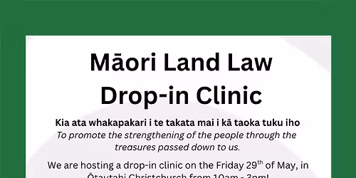 \u014ctautahi Drop-in Clinic