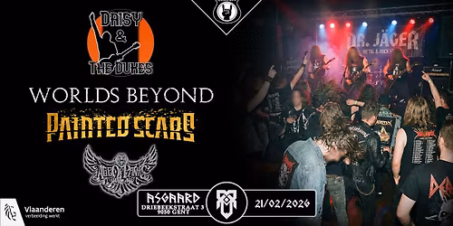 Daisy & The Dukes + Worlds Beyond + Painted Scars + Age of Panic