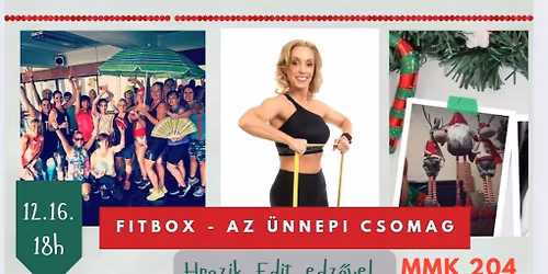 FitBox - 'Az \u00fcnnepi csomag' edz\u00e9s Edittel