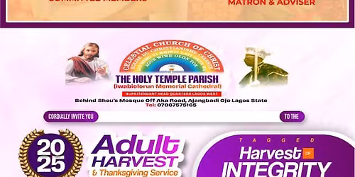 Adult Harvest and Thanksgiving