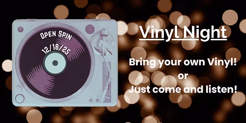 Vinyl Night: Open Spin