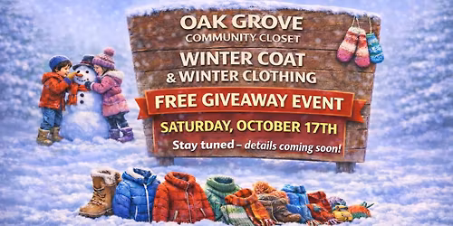 2026 - Winter Coat & Winter Clothing FREE Giveaway Event 