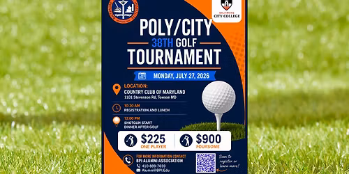 38th Annual Poly City Golf Tournament
