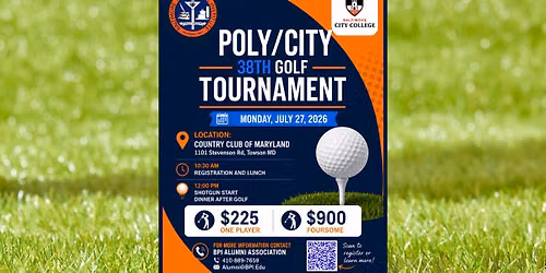 38th Annual Poly City Golf Tournament