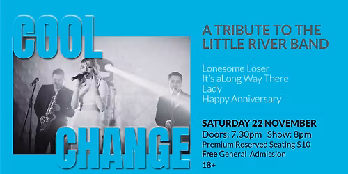 COOL CHANGE BAND Little River Band Tribute