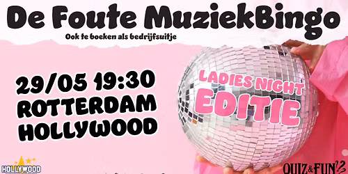 De Foute Muziekbingo Ladies Night | Rotterdam (sold out)