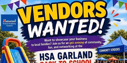 HSA GARLAND BACK TO SCHOOL BLOCK PARTY!