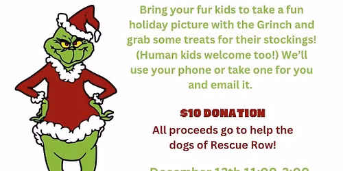 Pictures with the Grinch!