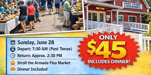 Armada Flea Market and Dinner at Past Tense