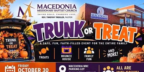 Macedonia MB Church Trunk or Treat