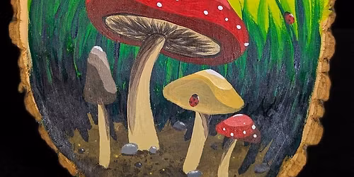 Sun-Kissed Shrooms Paint & Sip Class