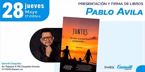 Presentaci\u00f3n y firma del libro "Juntos: el reto que me hizo comprender"