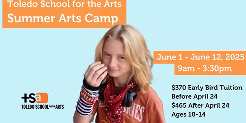 SUMMER ARTS CAMP!