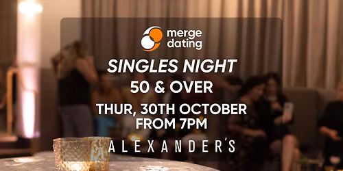 50 & Over Singles Night